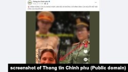 Trang Thông tin Chính phủ của Việt Nam chỉ trích một Facebooker người nước ngoài về hành vi phỉ báng, 2/4/2024.